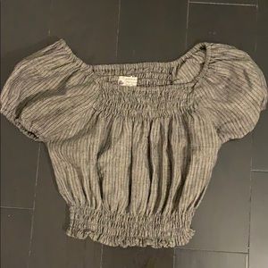 Saint Barth Bubble Sleeve Blouse Off Shoulder